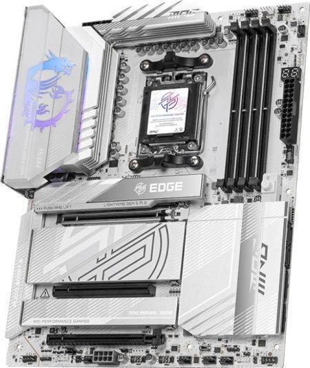 MSI MPG X870E Edge TI WIFI Motherboard ATX with AMD AM5 Socket