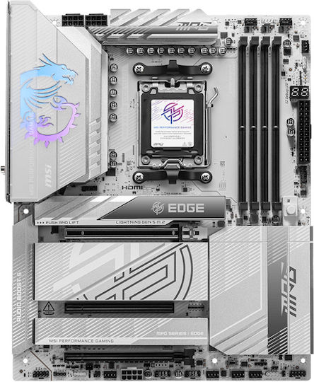 MSI MPG X870E Edge TI WIFI Motherboard ATX με AMD AM5 Socket 7E59-002R