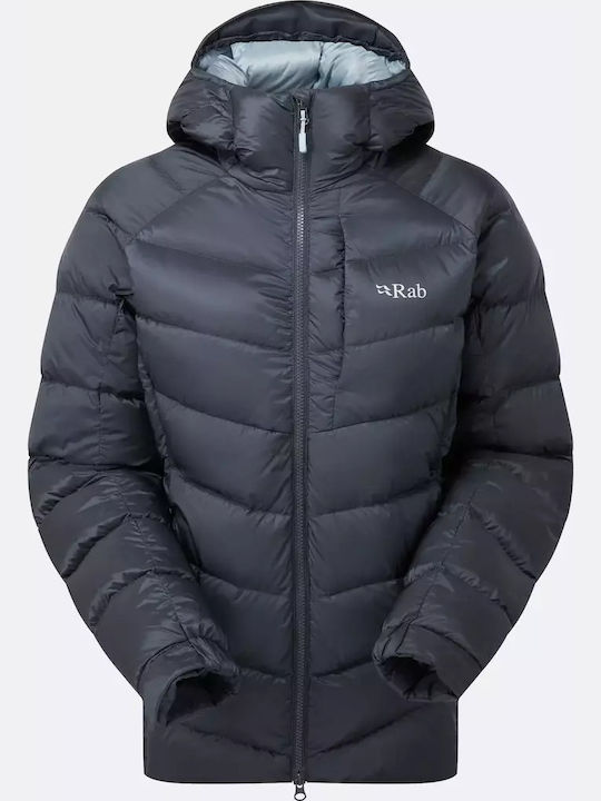 Women's for Hiking Short Puffer Jacket for Winter with Hood Beluga