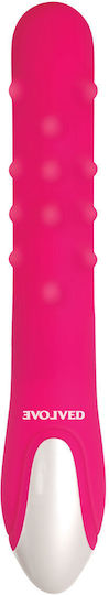 Evolved Novelties Love Spun Vibrator Iepurele Vibrator de iepure reîncărcabil 23.5cm Roz
