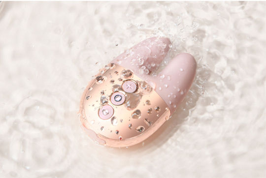 Le Wand Double Vibe Mini Κλειτοριδικός Δονητής 8.4cm Rose Gold