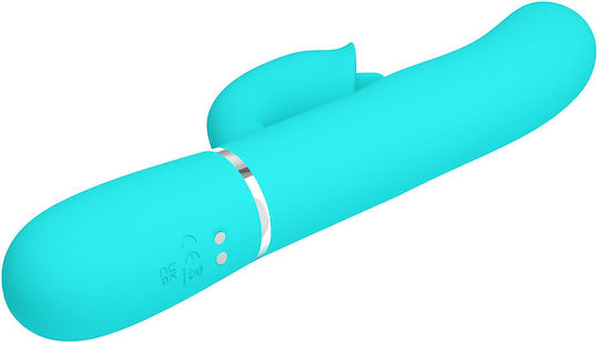 Pretty Love Rabbit Vibrator Licking Aqua Green Κωδικός Προϊόντος D-238295