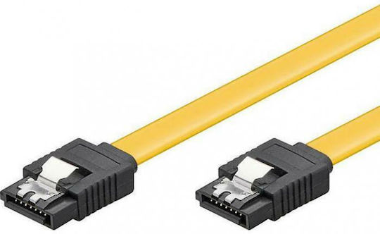 Powertech 7-Pin SATA III - 7-Pin SATA III Cable 40cm Κίτρινο