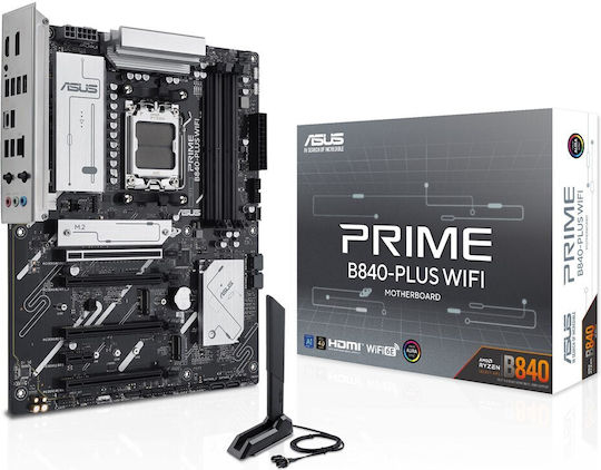 Asus PRIME B840-PLUS WIFI Motherboard ATX with AMD AM5 Socket