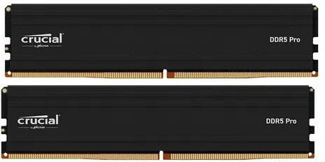 Crucial Pro 32GB DDR5 RAM cu 2 module (2x16GB) și Viteză 6400