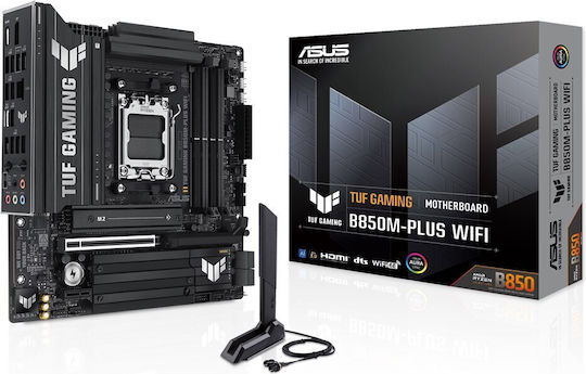 Asus TUF GAMING B850M-PLUS WIFI Motherboard Micro ATX με AMD AM5 Socket 90MB1IY0-M0EAY0