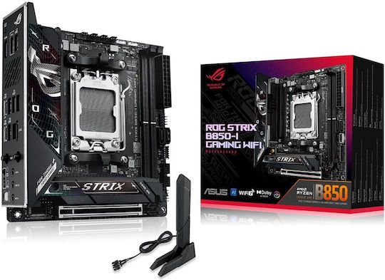 Asus ROG STRIX B850-I GAMING WIFI Motherboard Mini ITX με AMD AM5 Socket 90MB1K30-M0EAY0