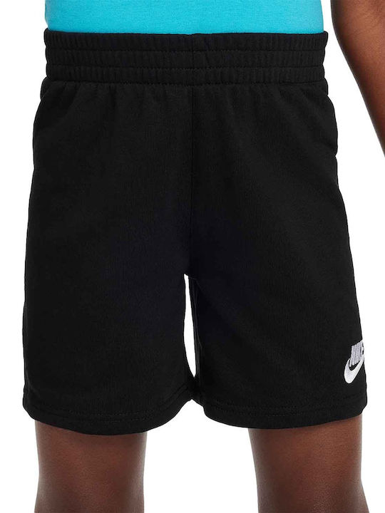 Kids' Set with Shorts Summer 2pcs Black Sportswear