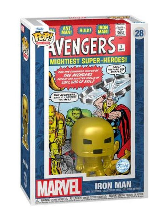 Funko Поп! Корици на комикси: Marvel - Iron Man 28 Специално издание