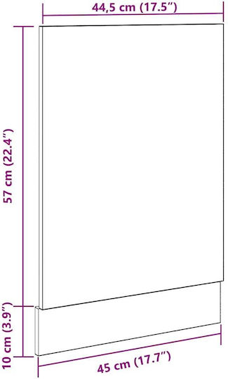 vidaXL Dishwasher Front page Dishwasher 8721158436566