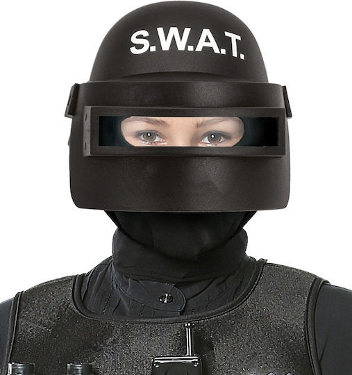 Kinder S.W.A.T. Polizeihelm Deluxe Karnevalsaccessoires aus Kunststoff