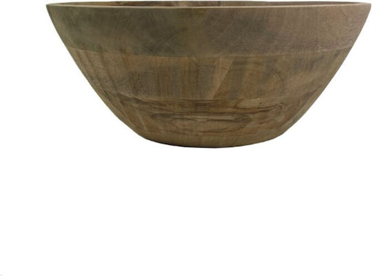 Nakaro Wood Салатна купа Дърво Кафяв 35x35x15см 1бр