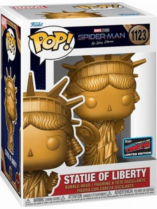 Funko Pop! Marvel: No Way Home Statue Liberty Shield 2022 Fall Convention Bobble-Head Limited Edition Funko Pop! Marvel: No Way Home Statue Liberty Shield 2022 Fall Convention Bobble-Head Limited Edition