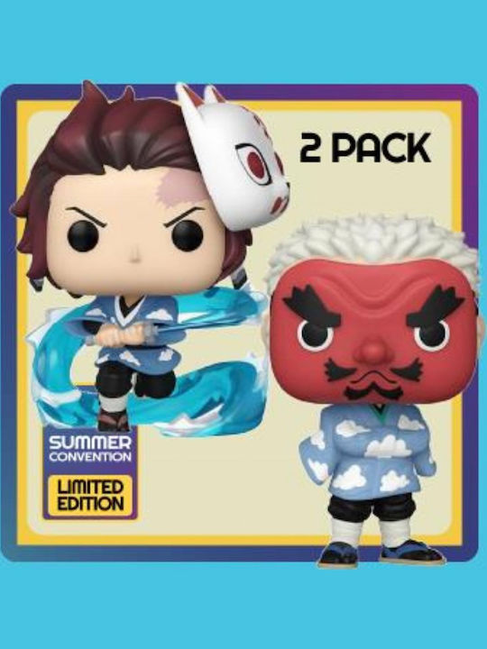 Funko Pop! Animation: Tanjiro Kamado & Sakonji Urokodaki 2-Pack Special Edition 2τμχ Funko Pop! Animation: Tanjiro Kamado & Sakonji Urokodaki 2-Pack Special Edition 2τμχ