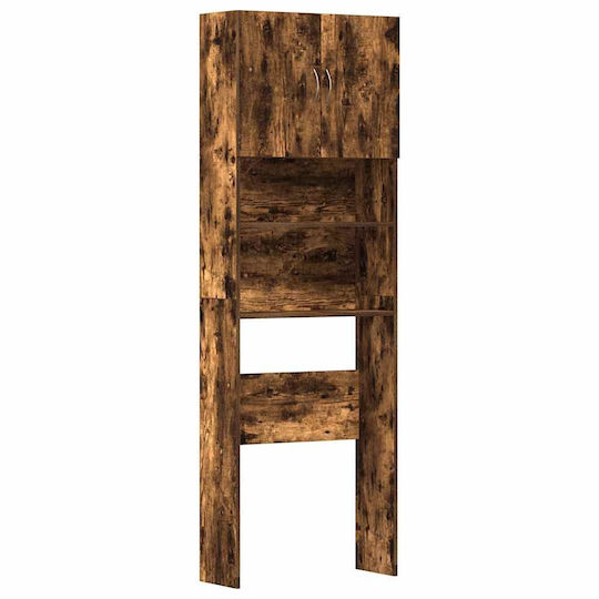 vidaXL Στήλη Μπάνιου Δαπέδου για Πλυντήριο 64x24x190cm Δρυς