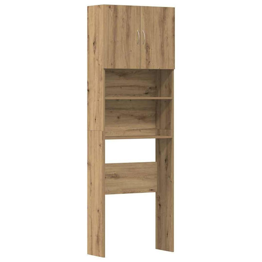 vidaXL Dulap Coloană Pentru Baie De Pardoseală Pentru Mobilier Pentru Baie MxBxÎ Stejar