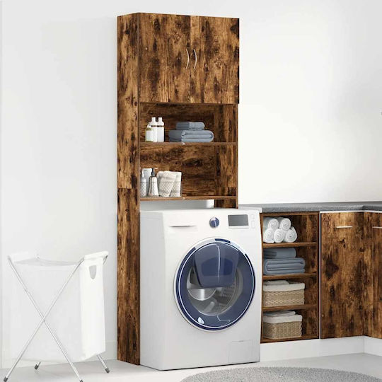 vidaXL Coloană pentru baie pentru pardoseală pentru Mobilier pentru baie M64xB24xÎnălțime 190cm Nuanță de lemn