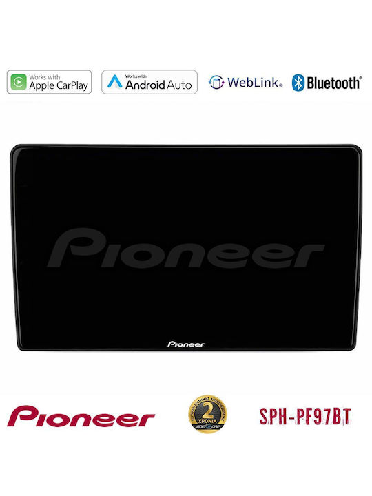 Pioneer Car-Audiosystem für Toyota Yaris 1999 2006 (Bluetooth/USB/WiFi/GPS/Apple-Carplay/Android-Auto) mit Touchscreen 9"