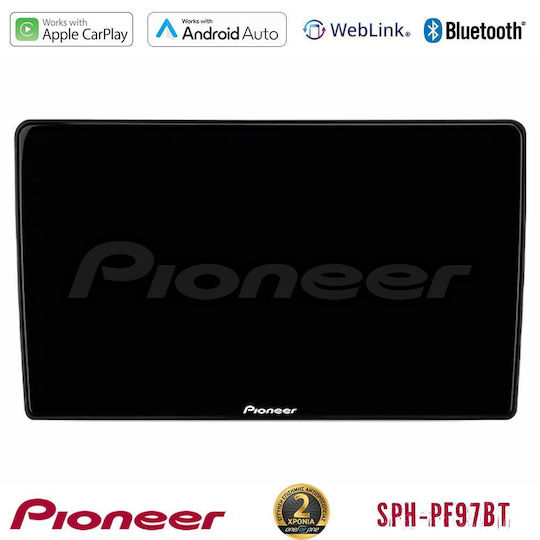Pioneer Ηχοσύστημα Αυτοκινήτου για Fiat Fullback Mitsubishi L200 2015-2019 με A/C (Bluetooth/USB/WiFi/GPS/Apple-Carplay/Android-Auto) με Οθόνη Αφής 9"