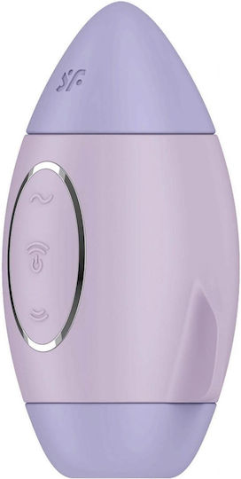Satisfyer Mission Control Вакуумен Стимулатор За Вагина И Клитор С Вибрация Лилав