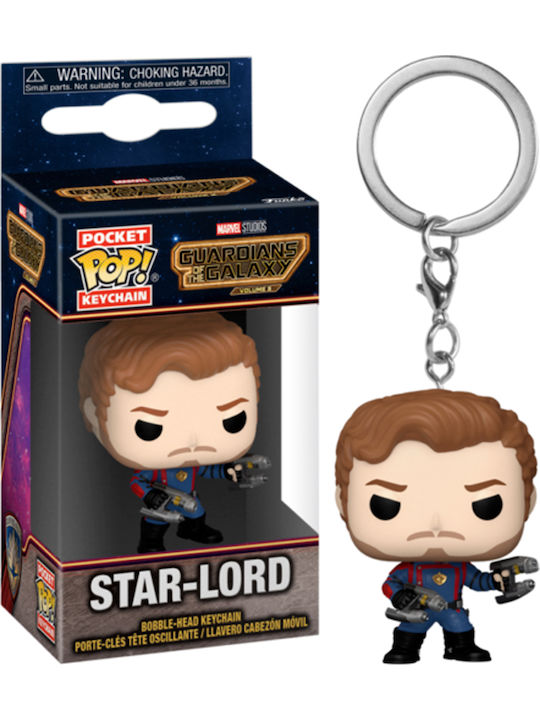 Funko Tasche Pop! Schlüsselanhänger Marvel: Star-Lord Wackelkopf