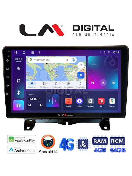 LM Digital Auto-Audiosystem für Land Rover Range Rover Sport / Entdeckung / Range Rover 2005-2013 (Bluetooth/USB/WiFi/GPS/Apple-Carplay/Android-Auto) mit Touchscreen 9"