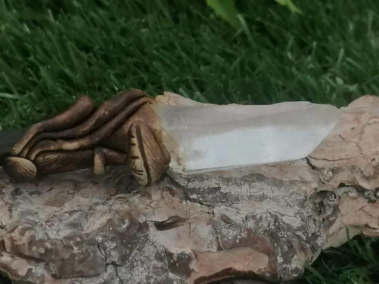 Baghetă din cristal de cuarț natural Lemurian Laizer