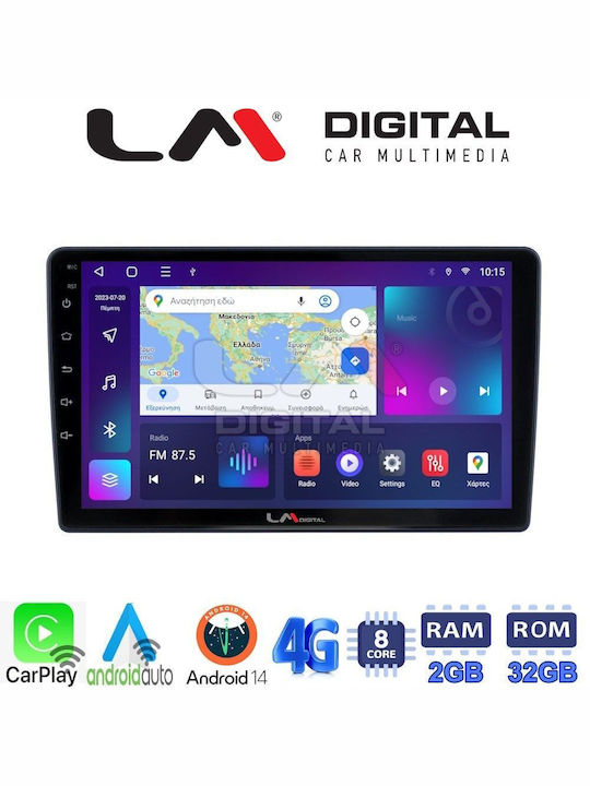 LM Digital Sistem Audio Auto Hummer H1 2010 > 2018 (Bluetooth/USB/WiFi/GPS/Apple-Carplay/Android-Auto) cu Ecran Tactil 9"