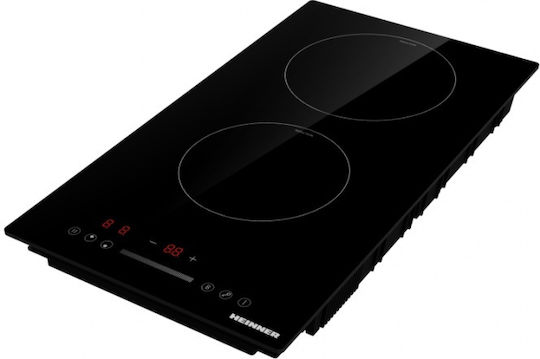 Heinner Domino Induction Cooktop Autonomous with Child Lock Function 28.8x52εκ.