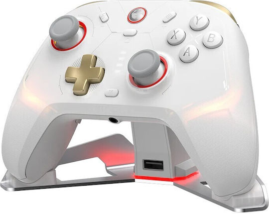Gamesir Cyclone 2 Charging St. Edition Ασύρματο Gamepad για Android / PC / Switch / iOS Phantom White