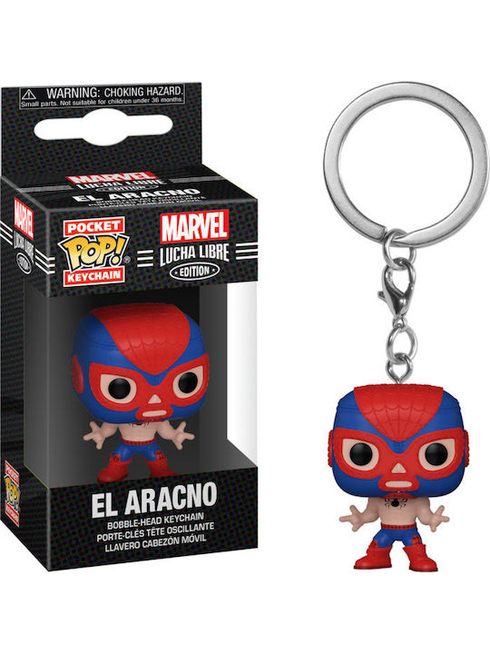 Funko Pocket Pop! Keychain Marvel: El Aracno Bobble-Head