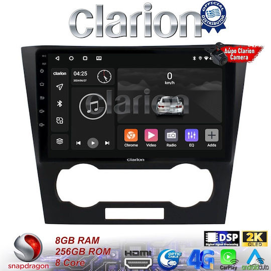 Clarion Sistem Audio Auto pentru Chevrolet Epica 2006 > 2012 (Bluetooth/USB/WiFi/GPS/Apple-Carplay/Android-Auto) cu Ecran Tactil 9"