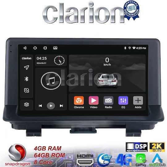 Clarion Car Audio System for Audi Q3 2011 > 2019 (Bluetooth/USB/WiFi/GPS/Apple-Carplay/Android-Auto)