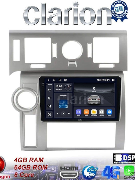 Clarion Car Audio System Hummer H2 2002 > 2010 (Bluetooth/USB/WiFi/GPS)