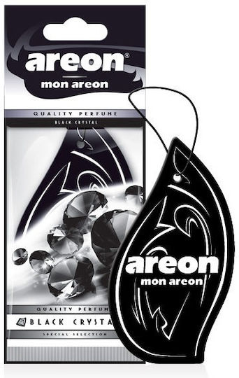 Areon Car Air Freshener Tab Pendand Mon Crystal Black