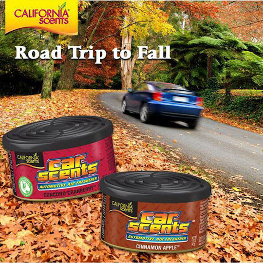 California Scents Air Freshener Can Console/Dashboard Car Scents Concord Cranberry 42gr