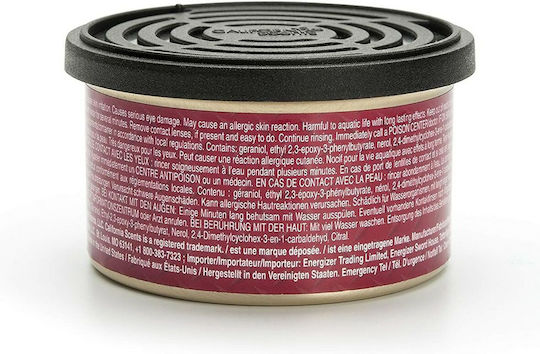 California Scents Air Freshener Can Console/Dashboard Car Scents Concord Cranberry 42gr