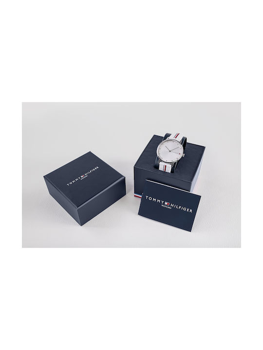 Pippa Watch with White Rubber Strap