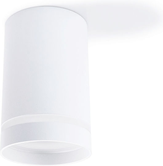 Eco Light Ohn-6b Einzel Spot mit Fassung GU10 in Weiß Farbe