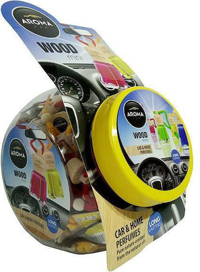 Aroma Car Ароматизатор Окачен за кола Wood Mini Боровинки 4мл 1бр