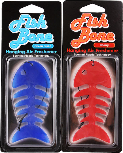 Autoline Car Air Freshener Tab Pendand Ψαροκόκκαλο Ocean