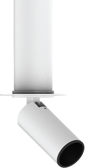 VK Lighting Μονό LED Θερμό Λευκό Σποτ σε Λευκό Χρώμα