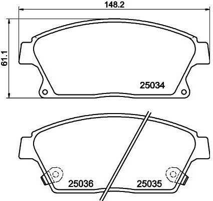 Hella Brake Pad