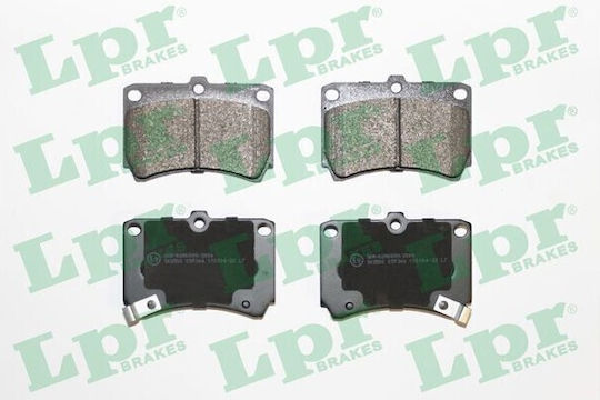 LPR Brakes Plăcuță de frână Față pentru Kia Rio Mazda 121 / Demio / MX-3