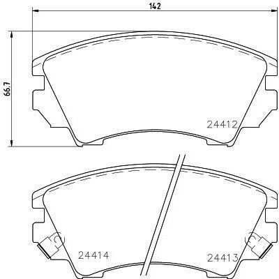 Hella Brake Pad