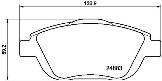 Hella Brake Pad