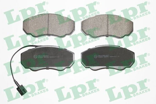 LPR Brakes Σετ Τακάκια Εμπρός για Citroen Jumper Peugeot Boxer