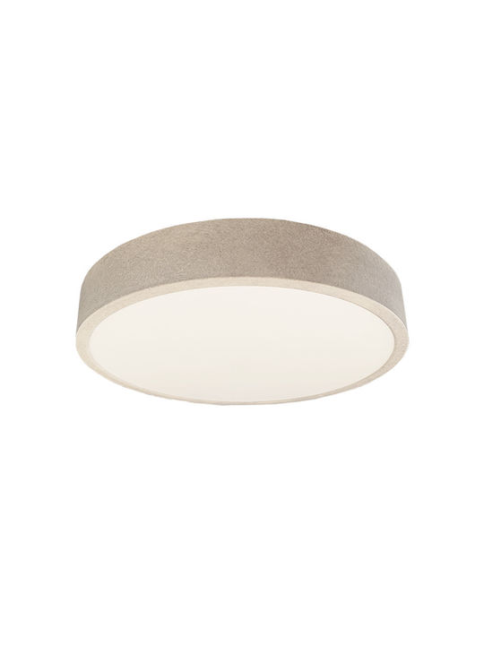 Fos me Στρογγυλό LED Panel 32W με Θερμό Λευκό Φως 3840K 40εκ.