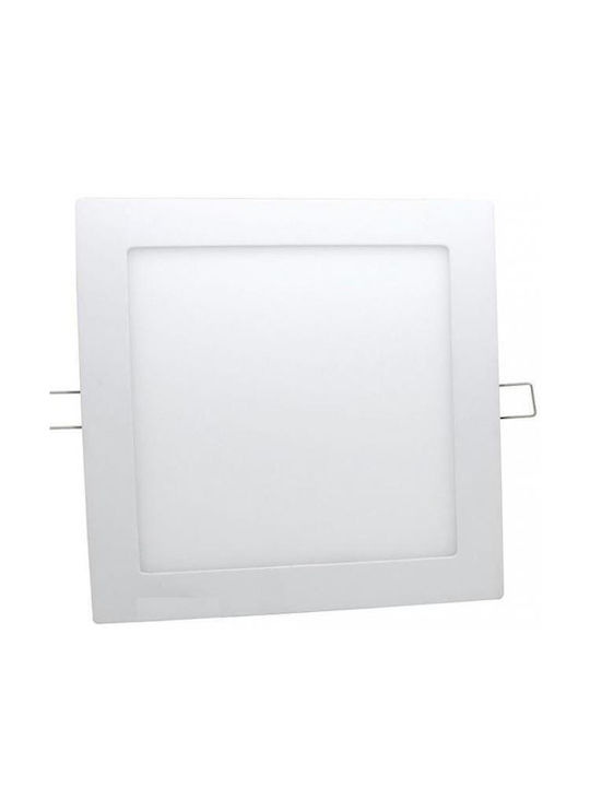 Aca Platz Vertieft LED Panel 18W mit Warmes Weiß Licht 3000K