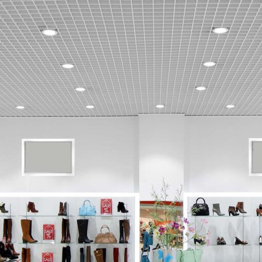 V-TAC Rundes Vertieftes LED-Panel 30W mit Natürliches Weiß Licht 4000K 22,5cm